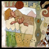 Mixed Media, Canvas, Neutrals, flowers, moon