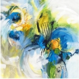 blue, flower, flowers, breeze, garden, spring, summer, coastal, contemporary art